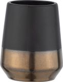 Wenko Brandol Tandenborstelbeker zwart brons keramiek 12 cm