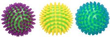 Merkloos Stuiterbal spikey met licht 9cm
