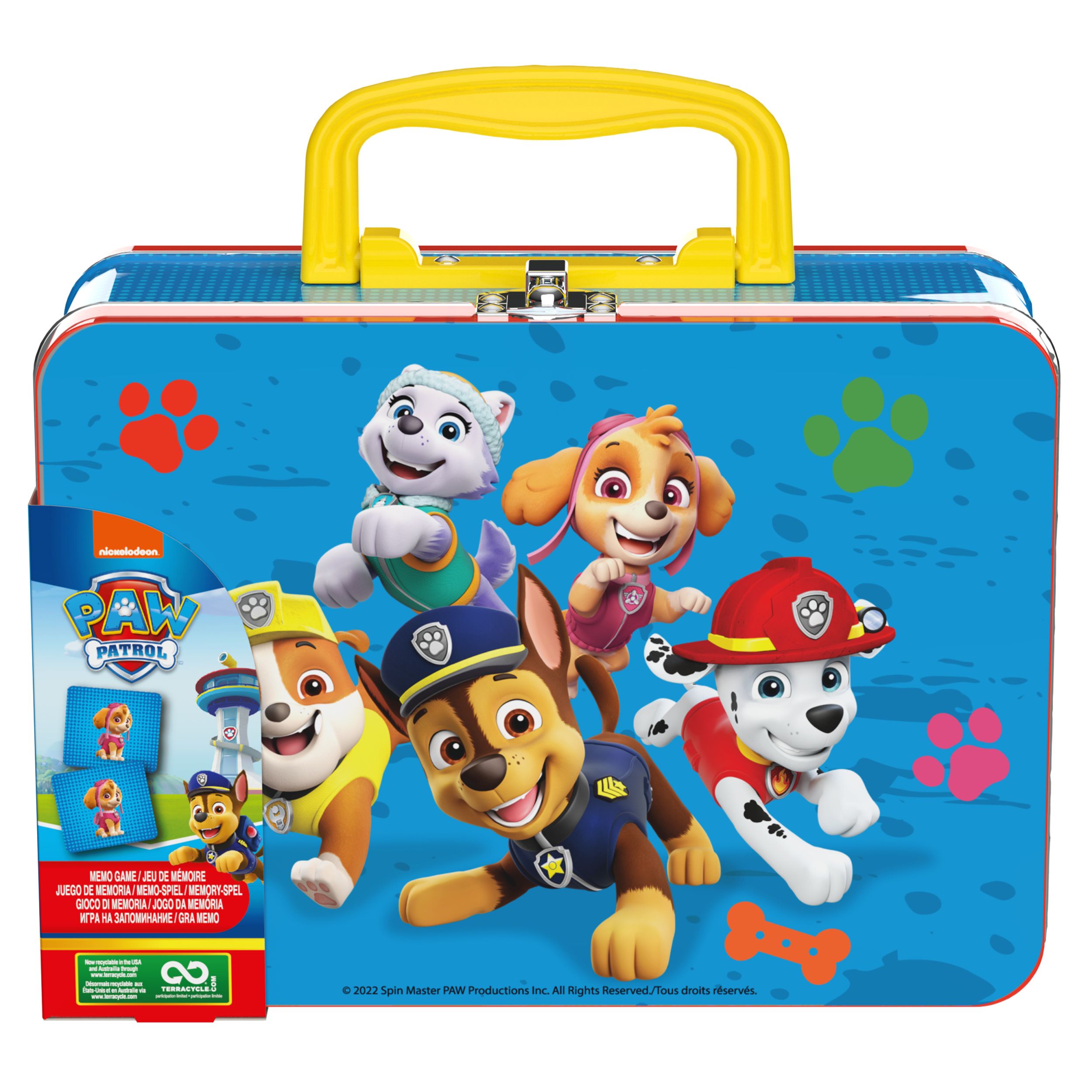 PAW Patrol Memo-spel met Mini Opbergblik - Geheugenspel voor Kinderen