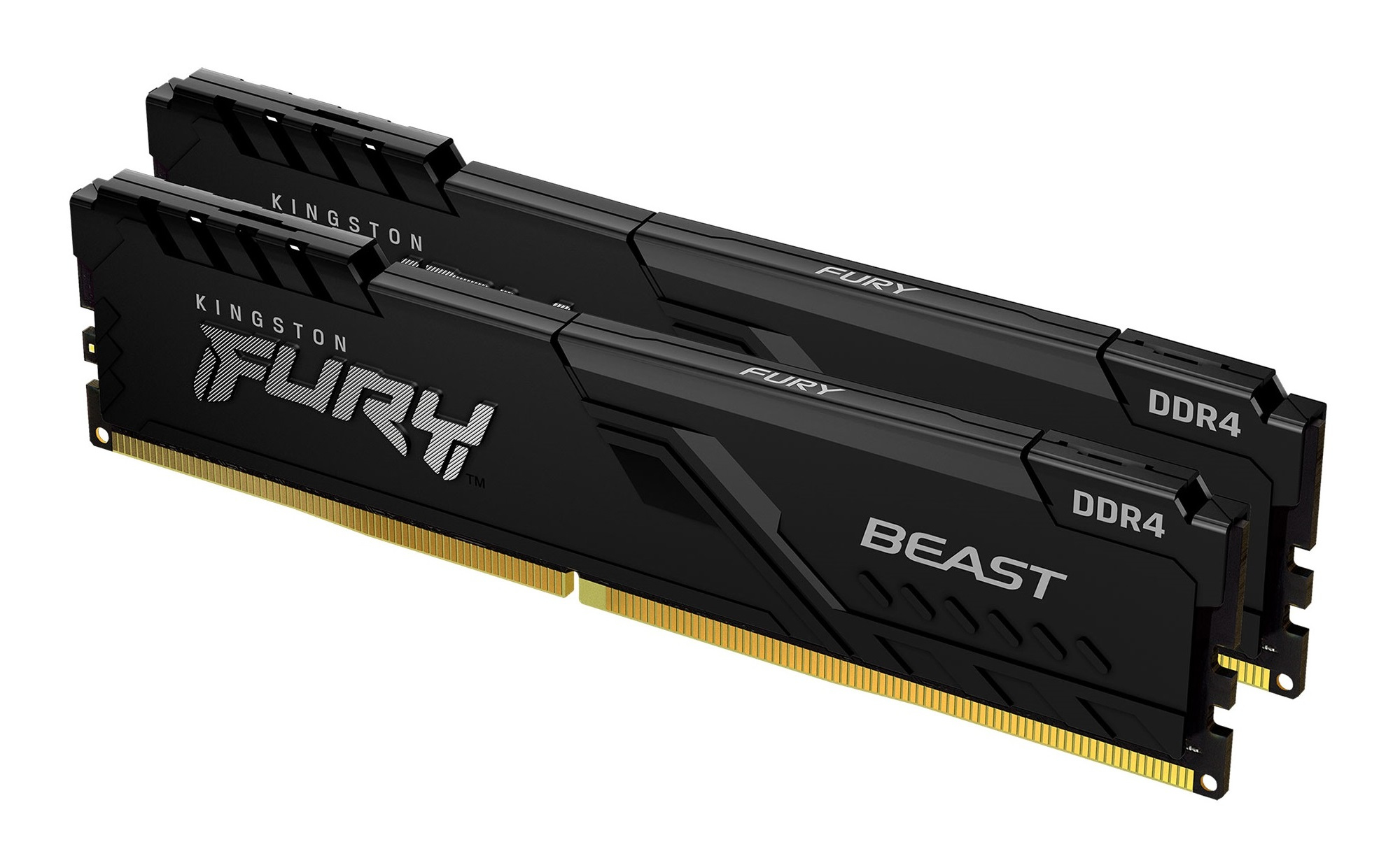 Kingston Technology FURY  32GB 3200MT/s DDR4 CL16 DIMM (Kit van 2) 1Gx8 FURY Beast Black