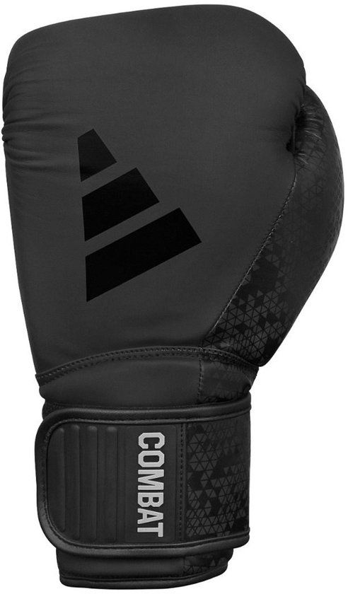 Adidas Combat 50 Bokshandschoenen - Kunstleer - Zwart/Zwart