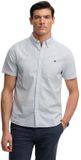Superdry Classic Seersucker Overhemd Met Korte Mouwen Blauw XL Man