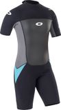 Osprey Wetsuit Origin Shorty 3/2 Mm Dames Zwart/blauw Maat S