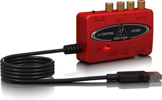 Behringer UCA222 - Rood - Aanvullende muziekapparatuur