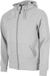 Stanno Base Hooded Full Zip Sweat Top - Grijs Melange - Maat M - Unisex - Kinderen