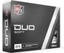 Wilson Staff DUO Soft balles de golf 2023 - Blanc - 12 Pièces
