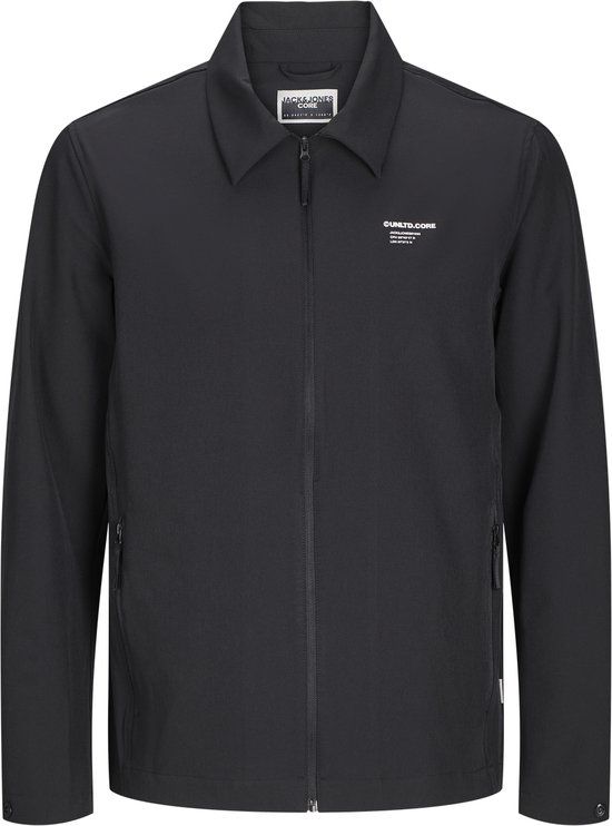 JACK & JONES JCOAERO SHIRT JACKET LS NOOS Heren Overhemd - Zwart - Maat S