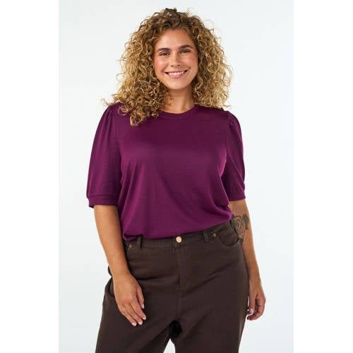 Zizzi Top Plus Size - Dark Purple