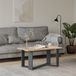 Vicco Arne Table basse – 90 x 50 cm Chêne puissant or