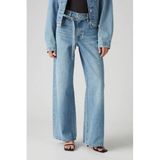 Levi's XL Straight Spijkerbroek Blauw 28/29 Vrouw