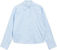 s.Oliver Korte blouse met vleermuismouwen lichtblauw