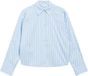 s.Oliver Korte blouse met vleermuismouwen lichtblauw