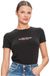 Guess Jeans Gj Cn Slim American Tr T-shirt Met Korte Mouwen Zwart M Vrouw