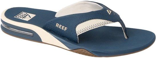 Reef Fanning Teenslippers Heren Navy/Oat