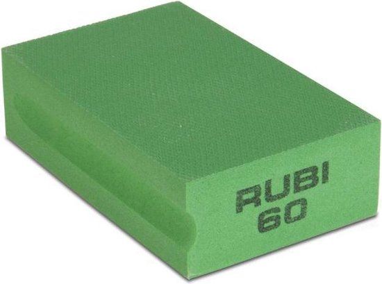 Rubi 61975 Diamantpad met rubberen ring - K120 - 9 x 6 cm