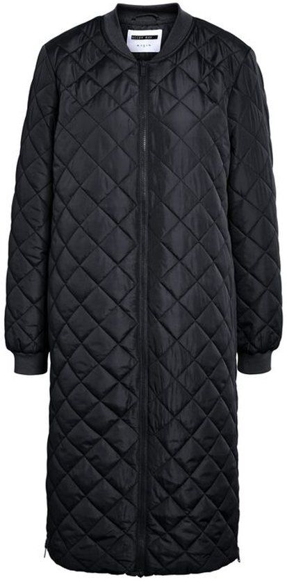 Noisy May NMGILLY QUILTED COAT FWD NOOS Dames Winterjas - zwart - XS
