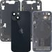 Apple iPhone 14 Batterijklep, Met Middenbehuizing, Complete Onderdelen, Zwart (Midnight), Premium Swap