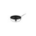 Vogue FC099 Non-Stick Teflon roestvrij staal Platinum Plus Sauté Pan, 240mm x 80mm, Zilver