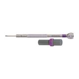 Bergeon Schroevendraaier 30080- met stalen blad, voor horlogemakers, met reservebladen