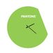 Homemania Moon wandklok, rond, voor woonkamer, keuken, kantoor, groen, wit metaal, 40 x 0,15 x 40 cm