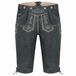 PAULGOS Pantalon d'équitation traditionnel en cuir pour hommes - Longueur genou - Cuir véritable - Tailles 44-60