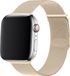 Strap-it Luxe Milanese band - Geschikt voor Apple Watch - Retro goud - RVS met magneet - 44mm/45mm/46mm/49mm