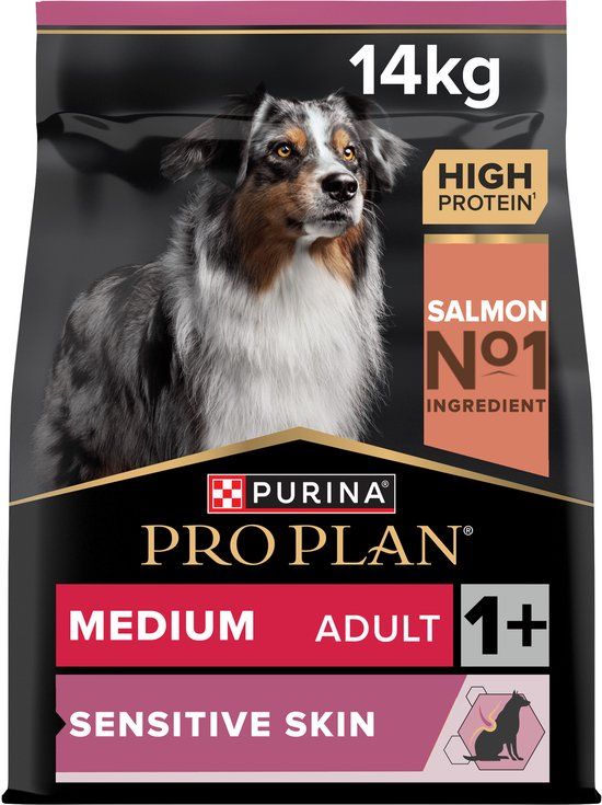 Pro Plan Medium Adult Sensitive Skin - Hondenvoer Droogvoer - Zalm - 14 kg