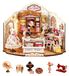 Kit de maison de poupée en bois miniature - Atelier de tailleur de style français - Avec éclairage LED - Plus de 20 meubles et accessoires