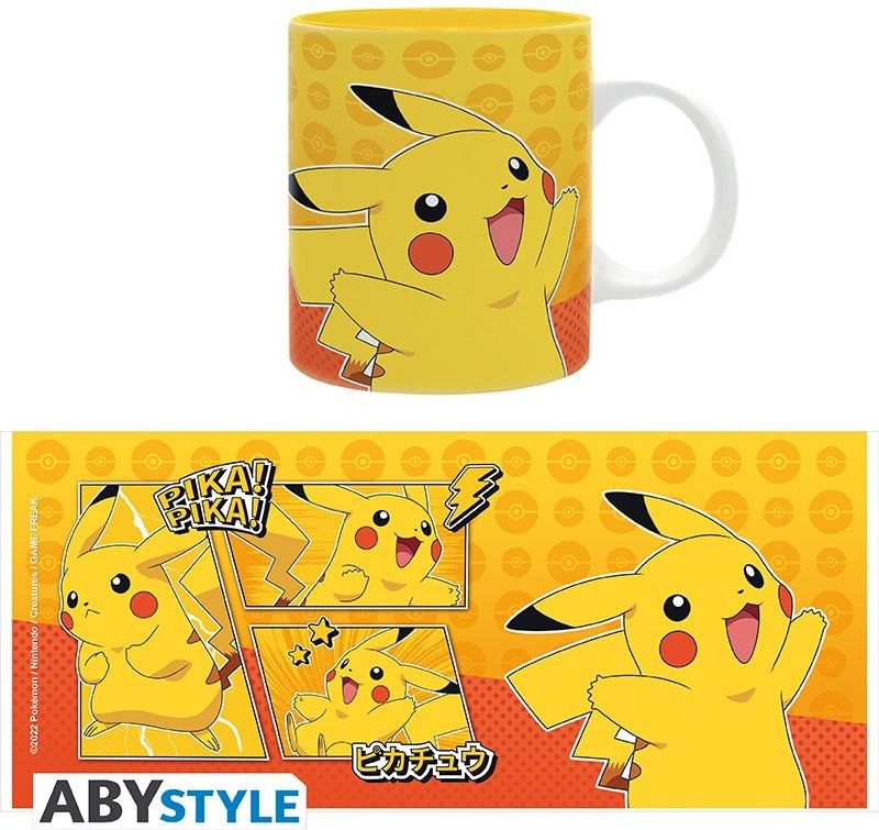 Abystyle Pokemon Mug - Comic Strip Pikachu - 3665361109693