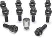 H&R Wielboutenset bolkonisch R14 M14x1.50 - Lengte 48mm - Zwart - 10 stuks
