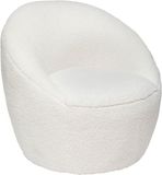 Konges Sløjd Romi Curly arm stoel - Fauteuil wit