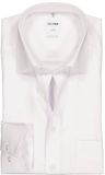 OLYMP Luxor comfort fit overhemd - wit twill - Strijkvrij - Boordmaat: 41