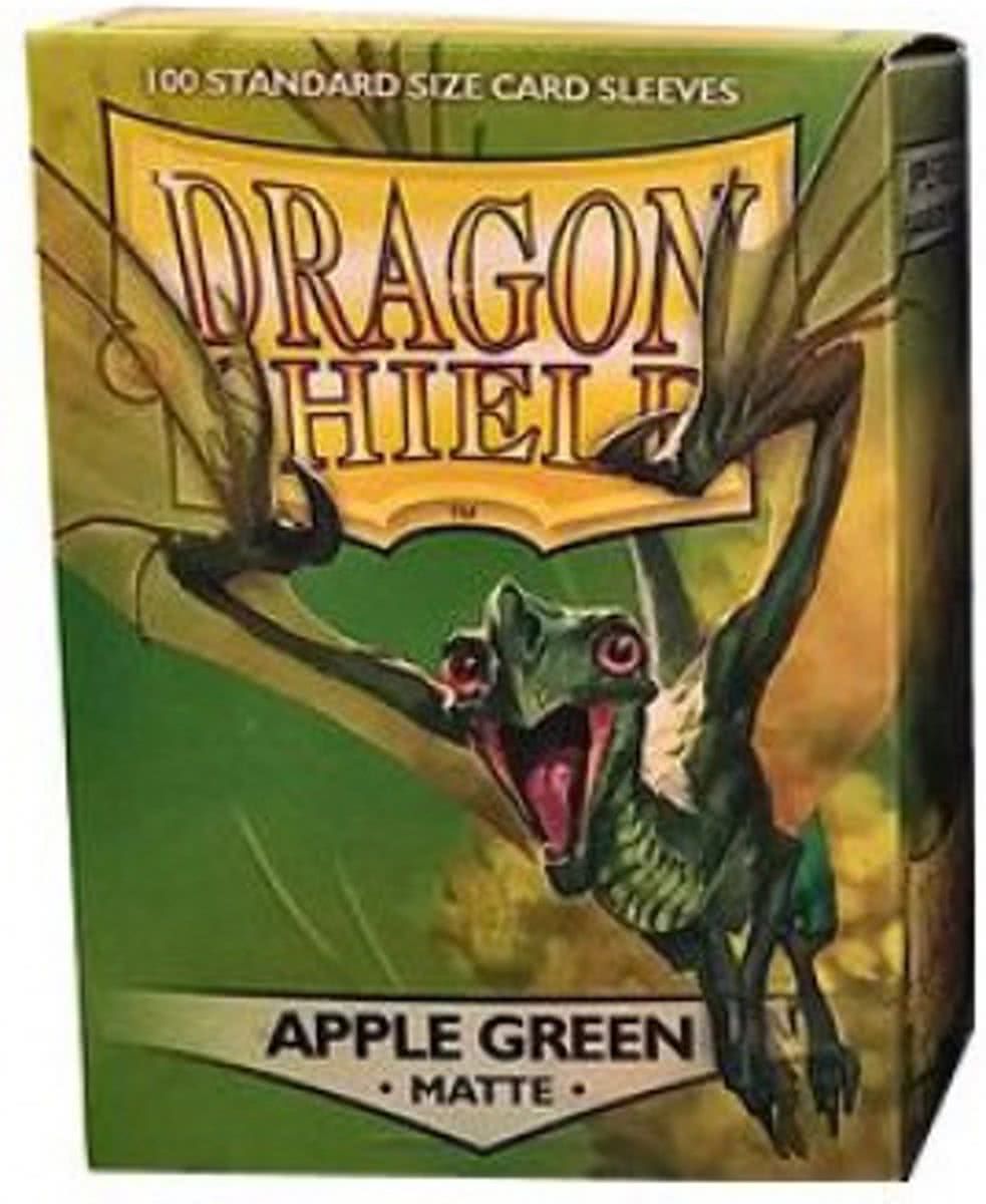 Arcane Tinmen Dragon Shield Standard Sleeves - Matte Apple Green 100 Sleeves