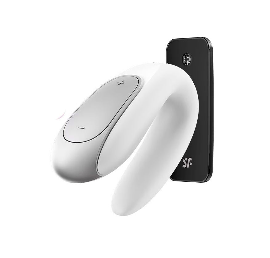 Satisfyer Double Fun Couple Vibrator - White