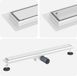 Icecat Bonde de douche 2-en-1 Argent 80 cm Acier inoxydable 304