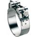 VIS EXPRESS Collier À Tourillons Pour Tuyau Épais Et Arme Largeur De La Bande 24 Diamètre 68 À 73 Inox W4 - 1 Pièce