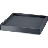 Prosperplast Plantenonderzetter - vierkant - 35 cm - antraciet