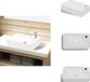 vidaXL Wasbak met kraangat, keramiek, wit