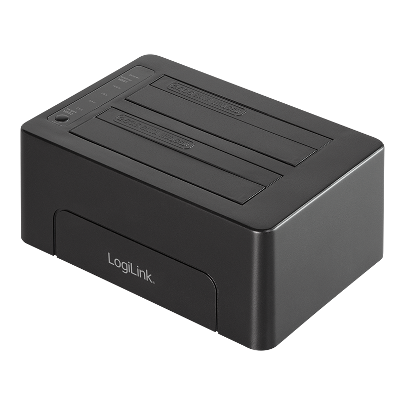 LogiLink QP0028 - Basisstation voor opslagstations - Zwart