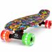 Suotu Skateboard- Wielen met LED-verlichting - ABEC-9 - Tot 50 kg - Skateboard Meisjes/jongens - Skateboard Volwassenen - Cadeau