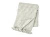 Scandi Living Plaid en laine Tidal 130x180 cm Gris clair