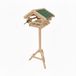 Merkloos / Sans marque Relaxdays Vogelvoederhuisje op paal - 103 cm - hout