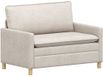 vidaXL Bank Crèmekleurig 126 x 81 x 87,5 cm Polyester