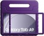HappyCase Candy+ Kinder Hoes Geschikt voor Samsung Galaxy Tab A11 / Tab A9 | Tablethoes met Ingebouwde Screenprotector | Kindvriendelijk | Beschermhoes | Handvat en Standaard | Kinderhoes | Paars