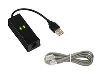 KALEA-INFORMATIQUE 56K Faxmodem USB-adapter met RJ11-aansluiting. CONEXANT chipset