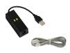 KALEA-INFORMATIQUE 56K Faxmodem USB-adapter met RJ11-aansluiting. CONEXANT chipset