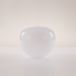 Artdelight Windsor - abat-jour en verre - Ø 29 x 24,5 cm - blanc