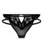 Hunkemöller Brazilian String met Open Achterkant Zara Zwart