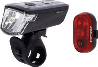 XLC Altair Plus CL-S23 Fietsverlichtingsset – LED – USB oplaadbaar