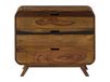 MAILLAND Commode en bois de Sheesham 90x40x75 marron foncé laqué MAILLAND #203